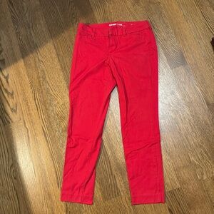 Red Old Navy Slacks